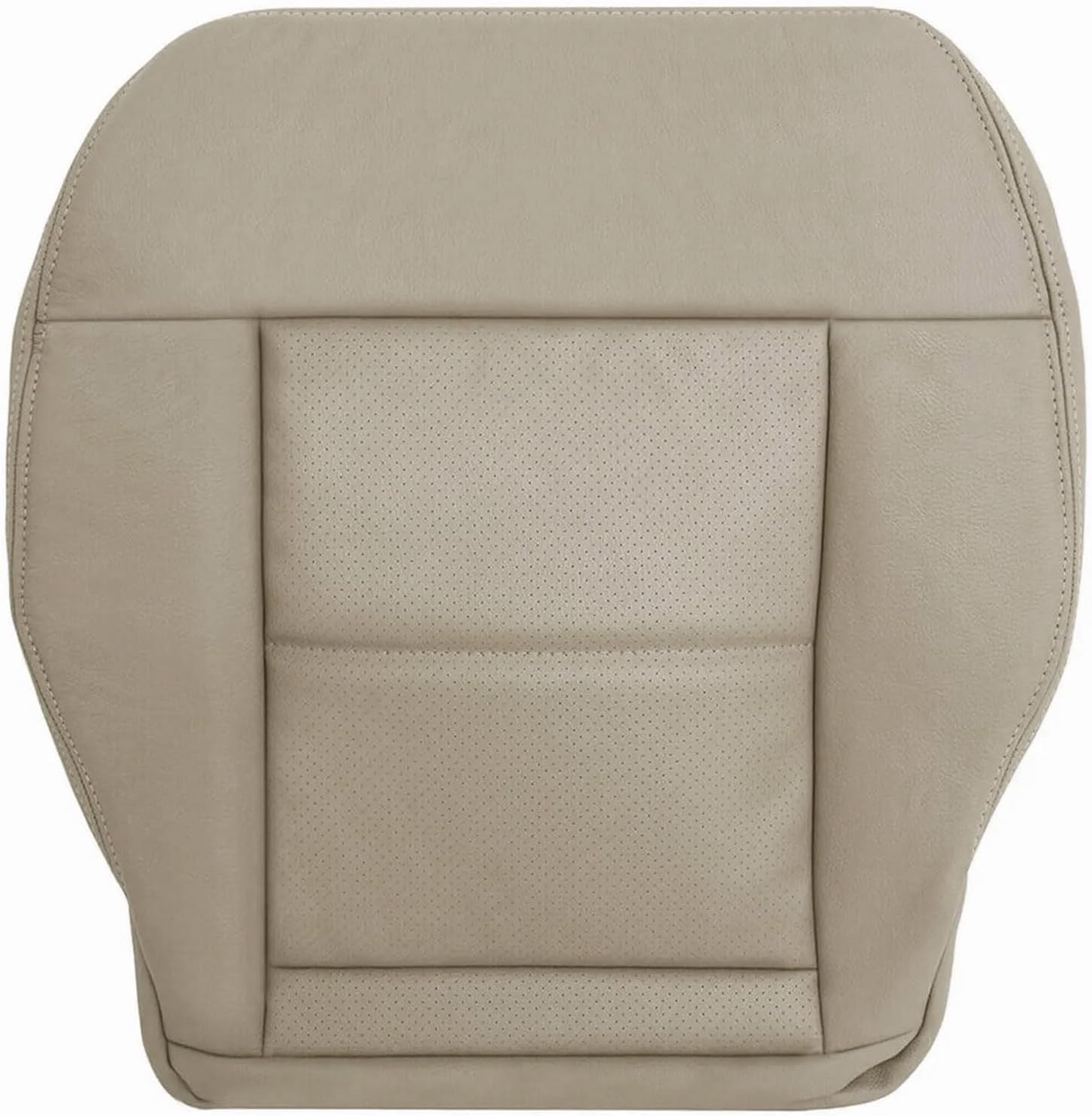 Photo 1 of NLQR Front Driver Bottom Replacement Seat Cover Tan Microfiber Leather Compatible with Mercedes Benz E200 E250 E300 E350 2014 2015 2016