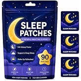 Sleep Patches for Adults,Relax &amp; Wake Up Refreshed,for Men &amp; Women 90 Count | Designed for Long-Lasting Night Comfort Patches with Melatonin, Magnesium, Hops &amp; Valerian Root