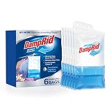 DampRid Lavender Vanilla Hanging Moisture Absorber, 15.4 oz., 6 Pack - Eliminates Musty Odors for Fresher, Cleaner Air, Ideal Moisture Absorbers for Closet, 10% More Moisture Absorbing Power*