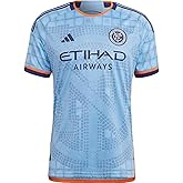 adidas Men's Soccer New York City FC 23/24 Authentic Home Jersey - A Performance-Focused Home Jersey Made with Recycled Materials (Medium)