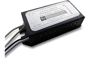 12VMONSTER 100 Watt Low Voltage Halogen Transformer 100W in Input 120V to Output 12V Xenon Light Bulb Power Supply 12 Volt G4 MR11 MR16 Lamp Driver Ballast Spot Landscape Rail Ceiling Wiring Malibu Garden