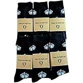 Eco Treasures Market Groomsmen Socks Set of 6, Groomsmen Usher Gift, Groomsman Proposal Box, Best Man Gift, Funny Sock, Groomsman Proposal Box, Premium Bamboo Sock, Novelty Socks