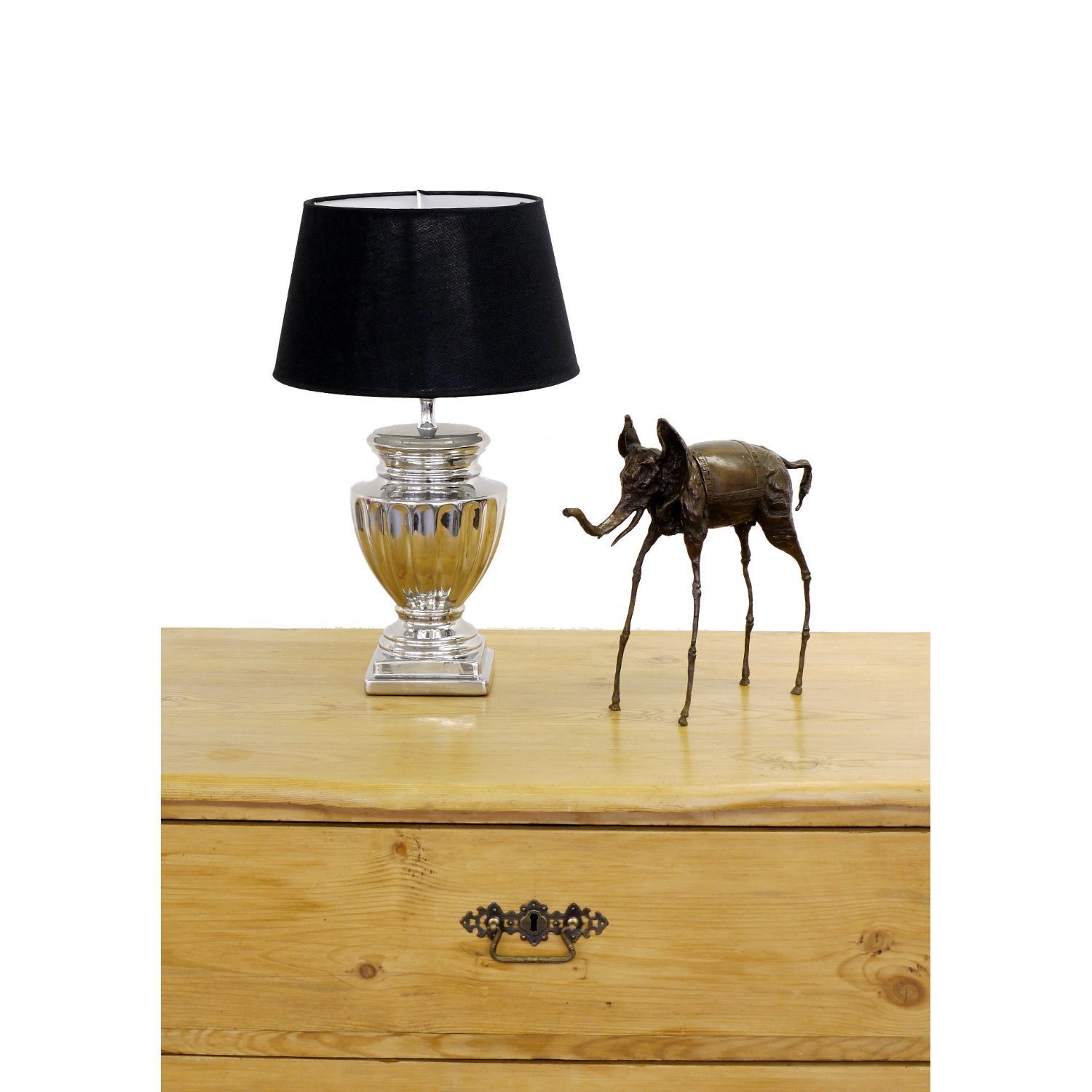 Kunst Ambiente Surreal Modern Bronze Figure Space Elephant