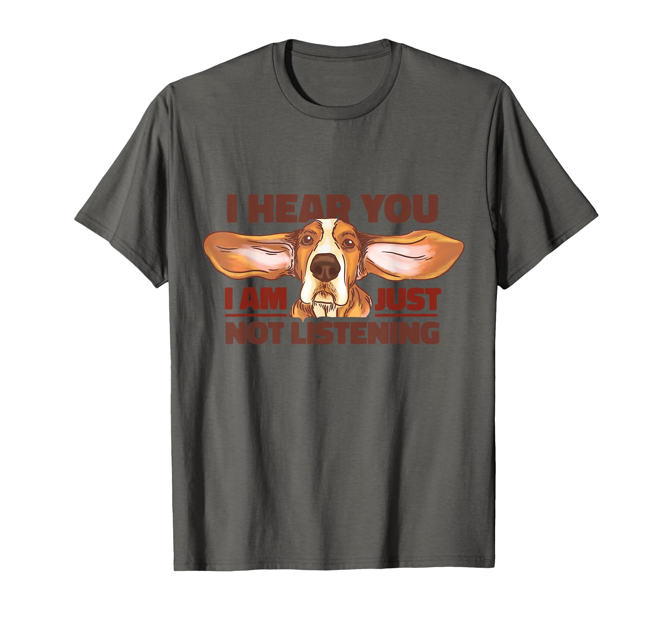Photo 1 of (small) Basset Hound I Hear You Not Listening Funny Dog Lover Gift T-Shirt