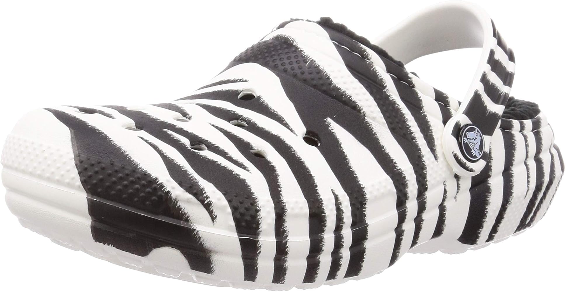 zebra print crocs