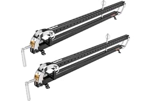 SpeTool 24 Inch Panel Clamps 2 Pack, 4-Way Pressure Steel Parallel Clamp for Board Cabinet, Tabletops, Woodwork, Adjustable P