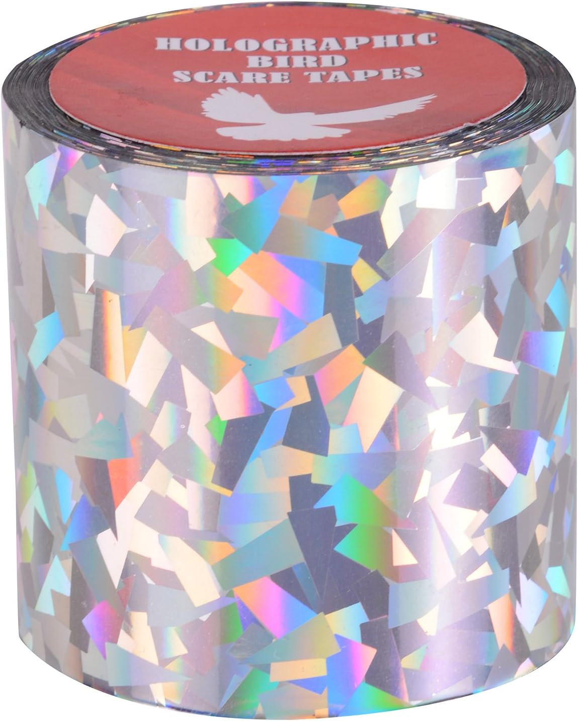 Spick Global Holographic Bird Scare Tape 1 Rolls (Length 150 Feet Width 50 mm)