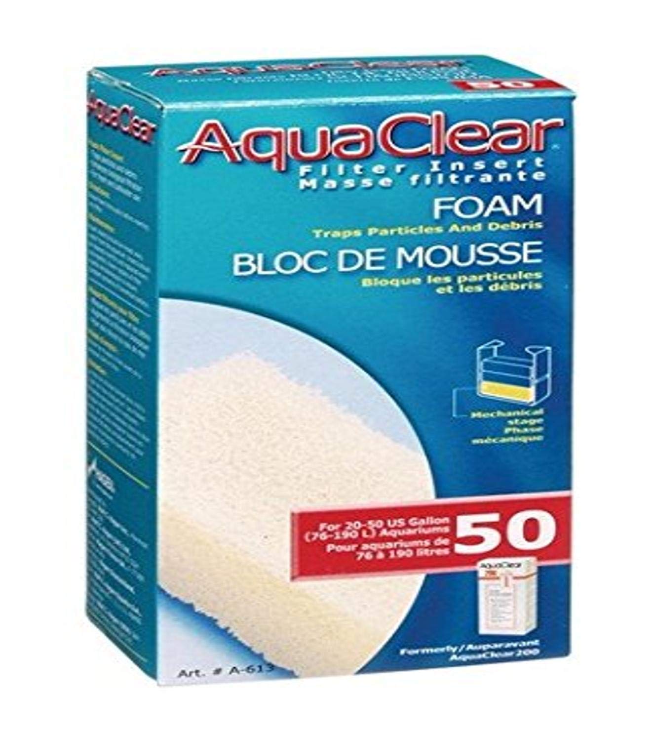 Aquaclear Hagen Filter Insert Foam 200/50