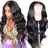 Wingirl 13×5 Lace Front Human Hair Wigs for Women 12A HD Transparent Body Wave Lace Front Wigs Human Hair Pre Plucked Bleache