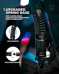 Xprite 1PC 3FT Spiral RGBW LED Whip Light with