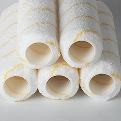 Bates- Paint Roller Covers, 9", Yellow Stripes, 8