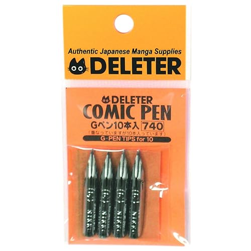 Deleter G Pen Nibs 10 Pieces Manga Comics Supplies Comic Pen 4933465320078 Ebay