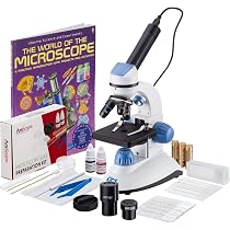 Amazon.com: IQCrew by AmScope M50C-B14-WM-E1 40X-1000X Dual ...