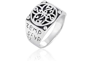 WithLoveSilver 925 Sterling Silver The Day Sundial Sun Dial Ring