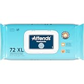 Attends Scented Wipes, Pre-Moistened, No Rinse, 864ct, Case of 12 | Incontinence Wipes, Scented, pH-balancing, Alcohol-Free, Hypoallergenic, Paraben and Latex Free, Body Cleansing, Aftercare