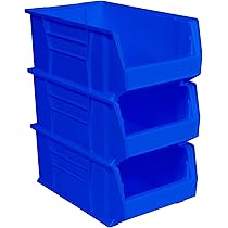 Akro-Mils 30281 BLUE Storage Bin; Polypropylene; Blue; 20 In - View #12