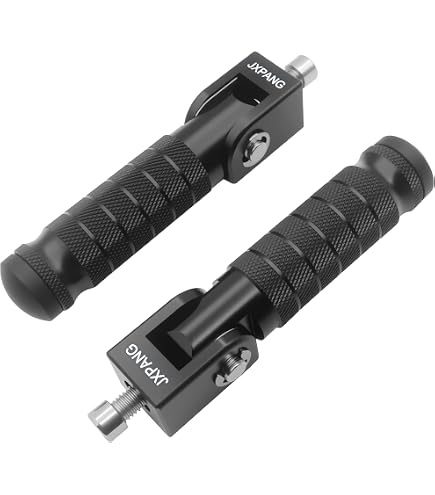 thumbnail interactive-video image 1 of KaiserMoto 1x Foot Peg Spring Stand Set - Front/Rear Rest For Honda Suzuki Yamaha Kawasaki 1 of 2