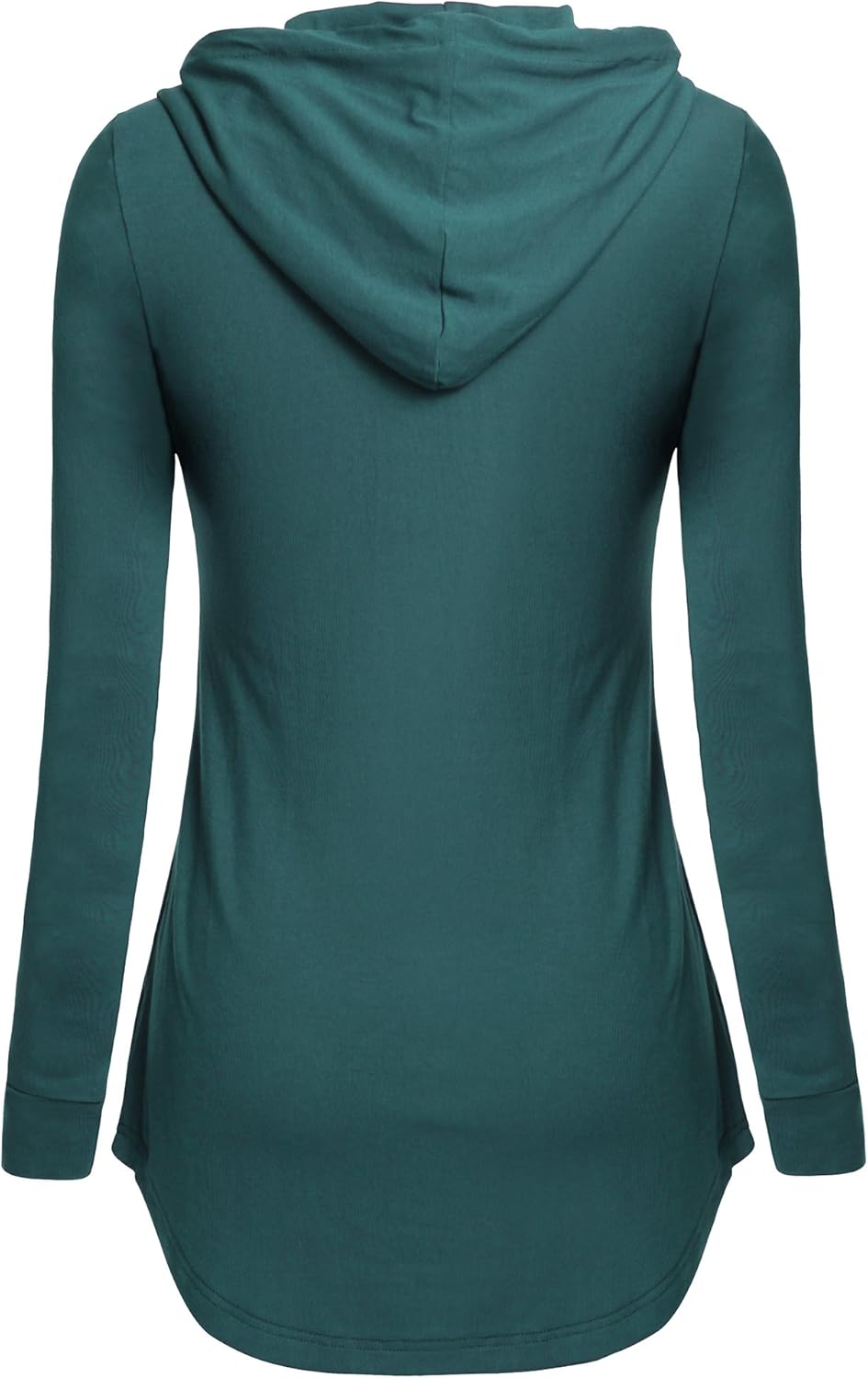 Nandashe Women Pullover V-Neck Long Sleeve Kangaroo Pocket Tunic Hoodies: Clothing
