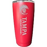 University of Tampa Spartans Etched 16 oz Stainless Steel Tumbler (Red) Officially Licensed Collegiate Product