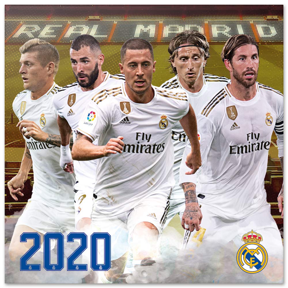 Erik - Real Madrid 2020 Wall Calendar, 16 Months, 30 x 30cm