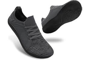 relxfeet Men's Barefoot Shoes Minimalist Cross-Trainer Shoes Wide Toe Walking Shoes Zero Drop Sole Trail Running Sneakers