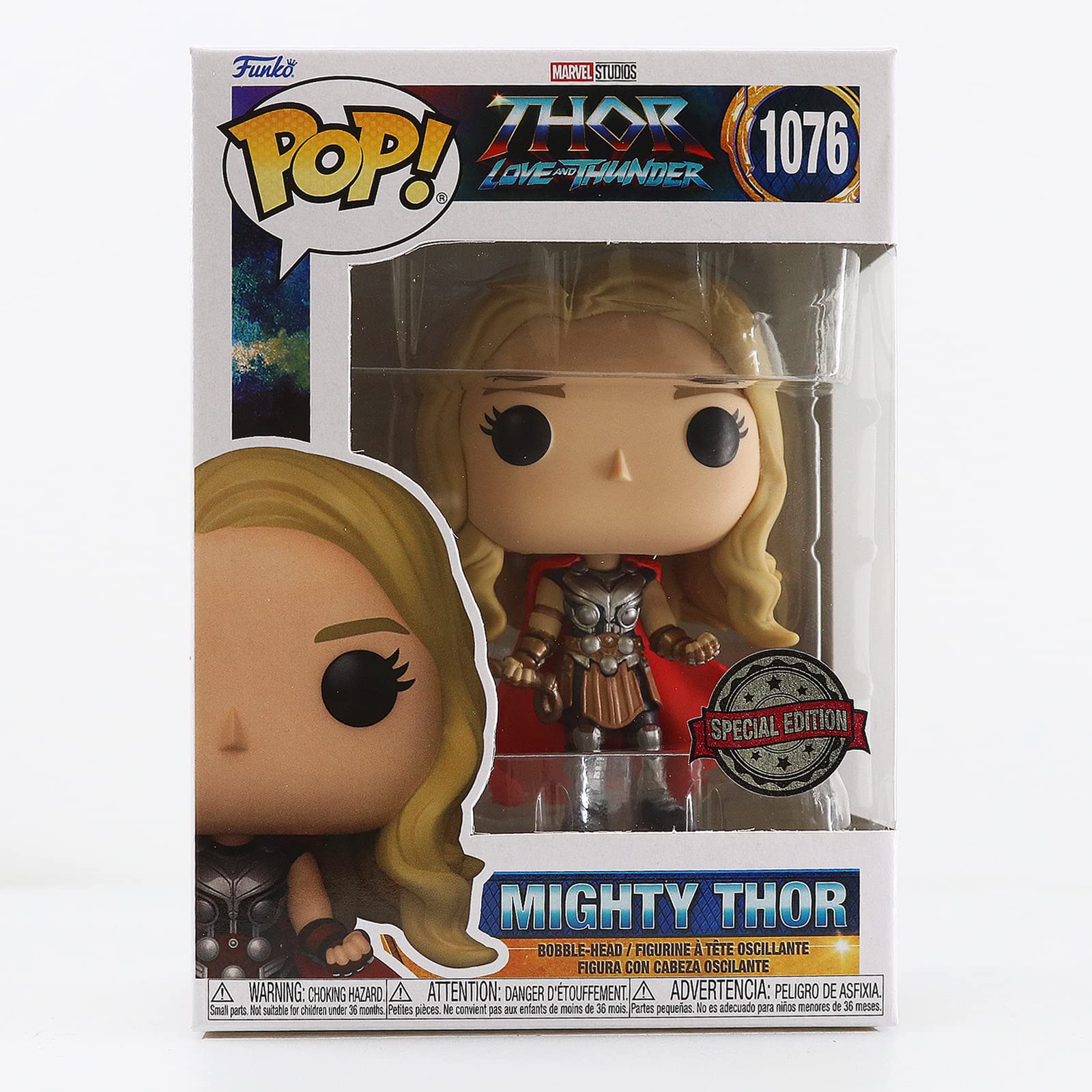 Funko Pop! Marvel: Thor Love and Thunder - Mighty Thor Vinyl Figure
