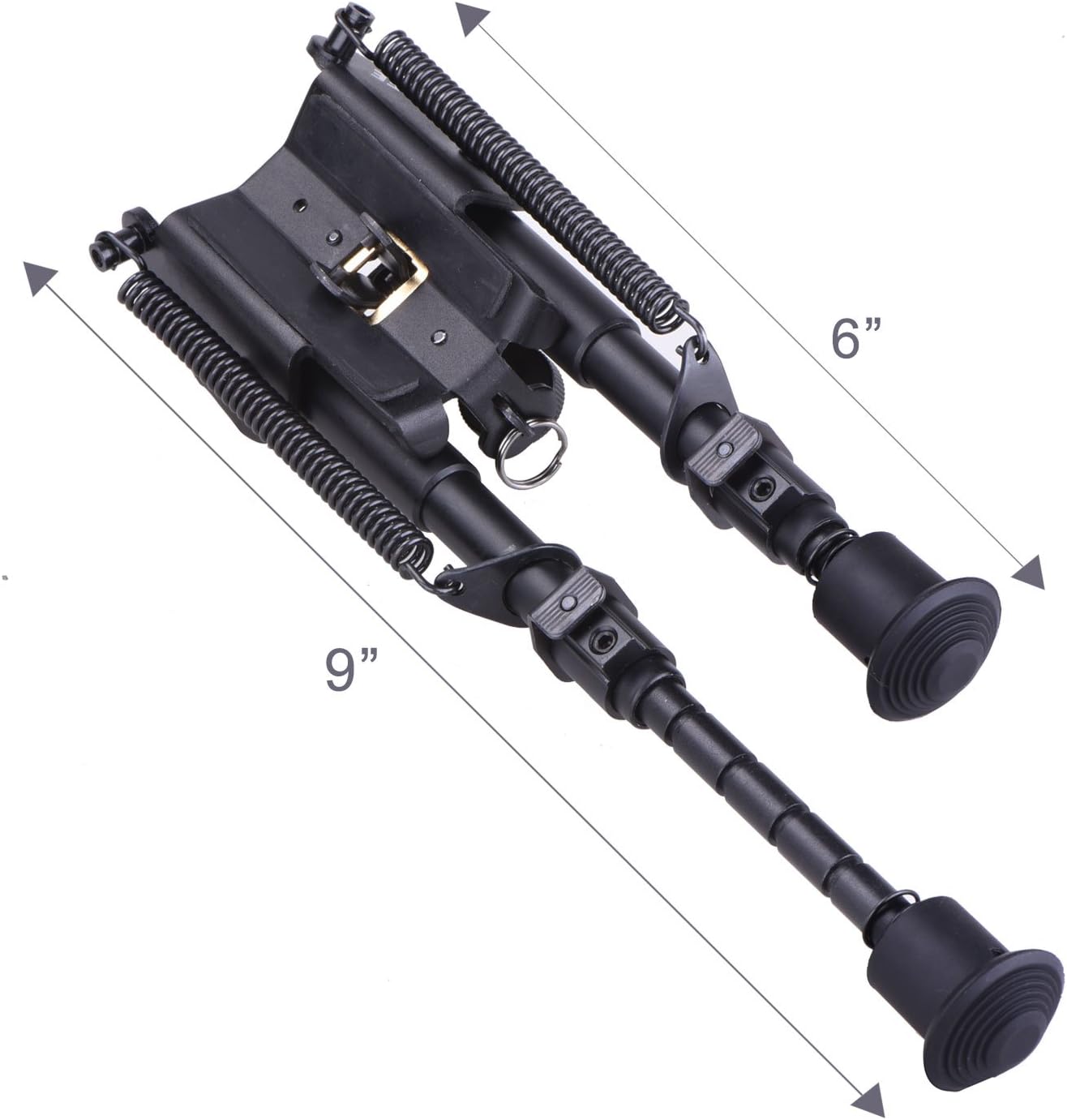 CVLIFE 6-9 Inches Tactical Rifle Bipod Adjustable Spring Return with Adapter : Sports & Outdoors