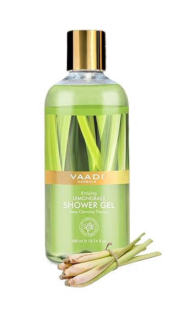 Vaadi Herbals Shower Gel, Enticing Lemongrass, 300ml