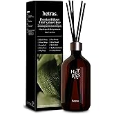 hetras Premium Reed Diffuser Set 16.9 fl.oz. 1 Pack | Black Cherry Scent | Long-Lasting Luxury Fragrance with 10 Reed Sticks for Home & Office | Gifts for Loved One