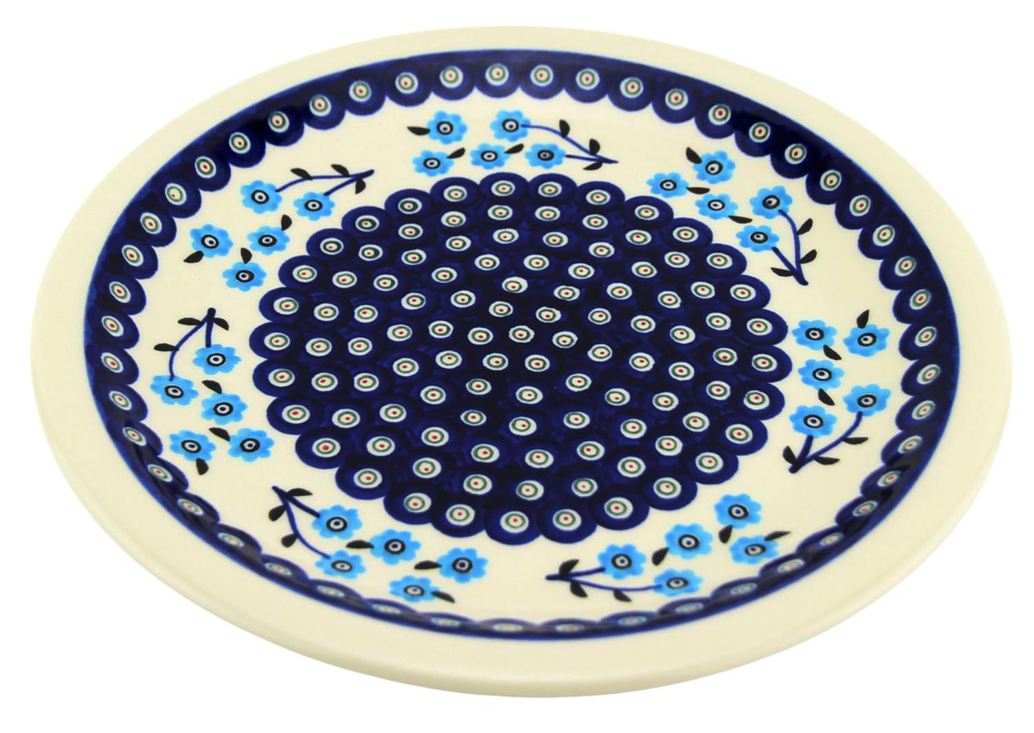 Photo 1 of Polish Pottery Market Handmade Dinner Plate 10.75" Diameter by Zaklady Boleslawiec Poland - Dinnerware - Polish Stoneware