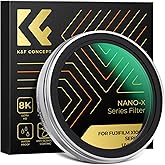 K&F CONCEPT MCUV Protection Camera Lens Filter (Silver Frame) Compatible with Fujifilm X100 Series Accessories-X100/X100F/X100S/X100T/X100V/X100VI, 28 Multi-Coatings Waterproof HD UV Filter