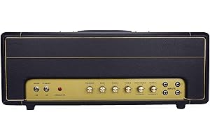 Custom Grand Amp Valve Tube PlexiTone Hand-Wired Guitar Amplifier Head 50W in Black