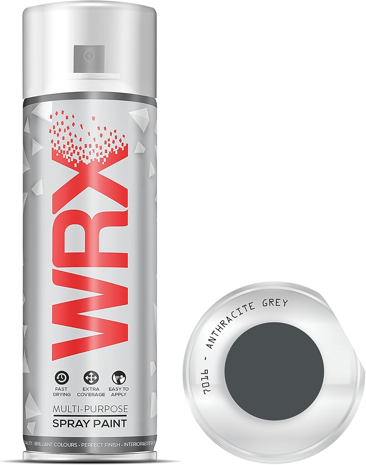 6 X WRX Spray Paint 400 ml Anthracite Grey 7016 RAL 7016 Multi