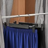 GUANJUNE Clothes Hangers 10 Pack Space-Saving Pant Skirt Hangers 360° Swivel view 7