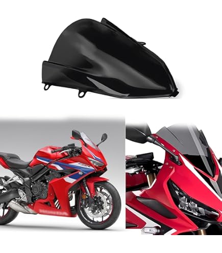 Amazon.com: Puig Racing Screen Honda CBR650R 19-21' C/Black