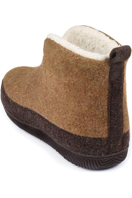 Zizor Mens Slipper, Velcro House Shoes 