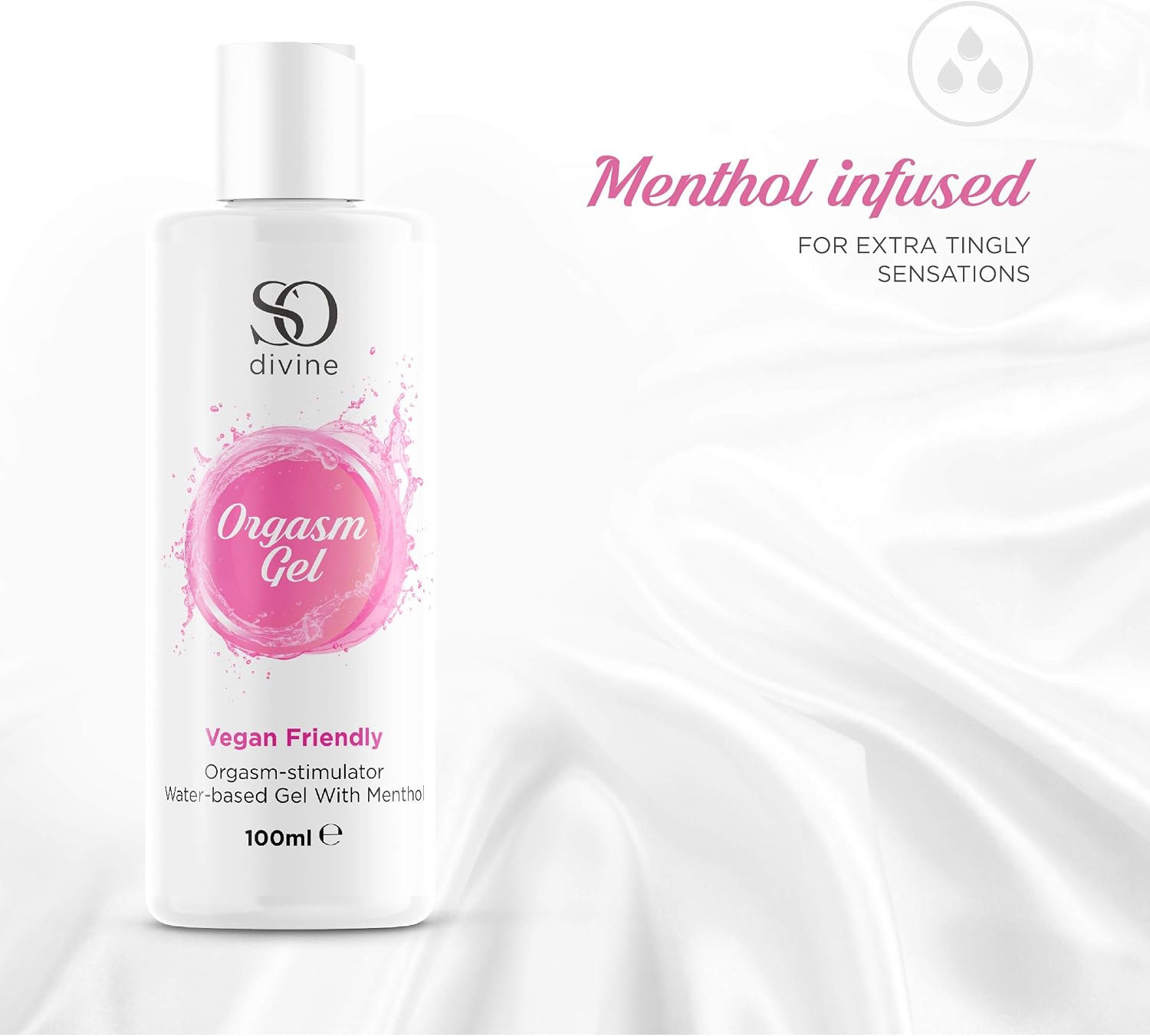 So Divine Orgasm Gel 100ml - Vegan Body Safe Formula. - Image 5