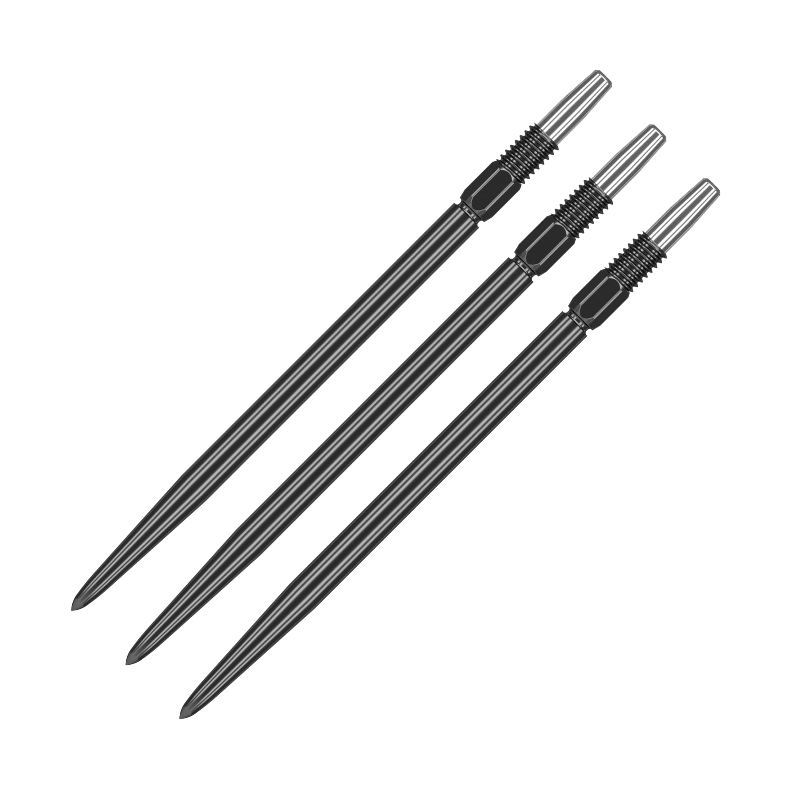 Target Darts Swiss Points, Smooth Swiss Point Dart Tips (3 Pack Set of Tips) 26MM, Black | Change Dart Points, Professional Darts Accessories