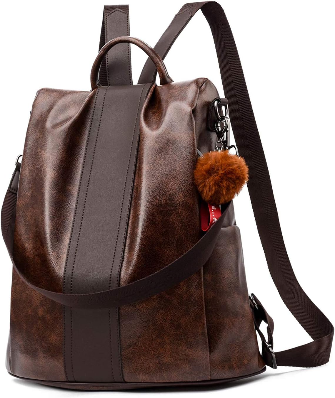 Women Backpack Purse PU Leather Anti-theft Backpack Fasion Satchel School Shoulder Bag for Girls