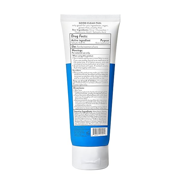 PEACH SLICES | ACNE CLARIFYING CLEANSER | DEEP CLEANS & PREVENTS ACNE | 2% SALICYLIC ACID | HYALURONIC ACID | SULFATE-FREE | HYDRATES & CALMS SKIN | GENTLE FORMULA | FACE WASH | CRUELTY-FREE | 4 OZ
