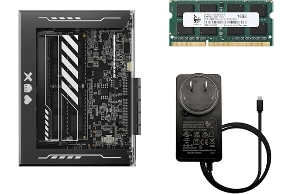 ZimaBlade 7700 Home Server Starter Kit, Intel Quad-Core, 16GB RAM | 32GB eMMC, Open x86 Platform, Docker Ready, Self-Hosting, PCIe Expansion, Quiet Low Power, Remote Access, 4K Media Server