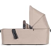 Joolz Aer2 Foldable Cot for Baby Stroller &ndash; Ultra-Light Cot with One-Hand Quick Fold - Soft Mattress - Large UPF 50+ Canopy - Perfect Baby Cot Add-on for Your Aer2 (Sandy Taupe)