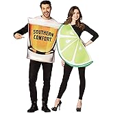 Rasta Imposta Halloween Couples Costumes, Southern Comfort Shot Glass and Lime Slice Costume Set, Adult One Size, Unisex
