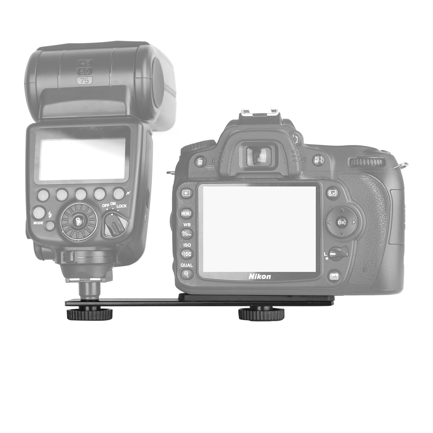 Crazefoto Straight Camera Flash Bracket 1/4\