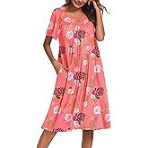 Ekouaer Women's House Dress with Pockets