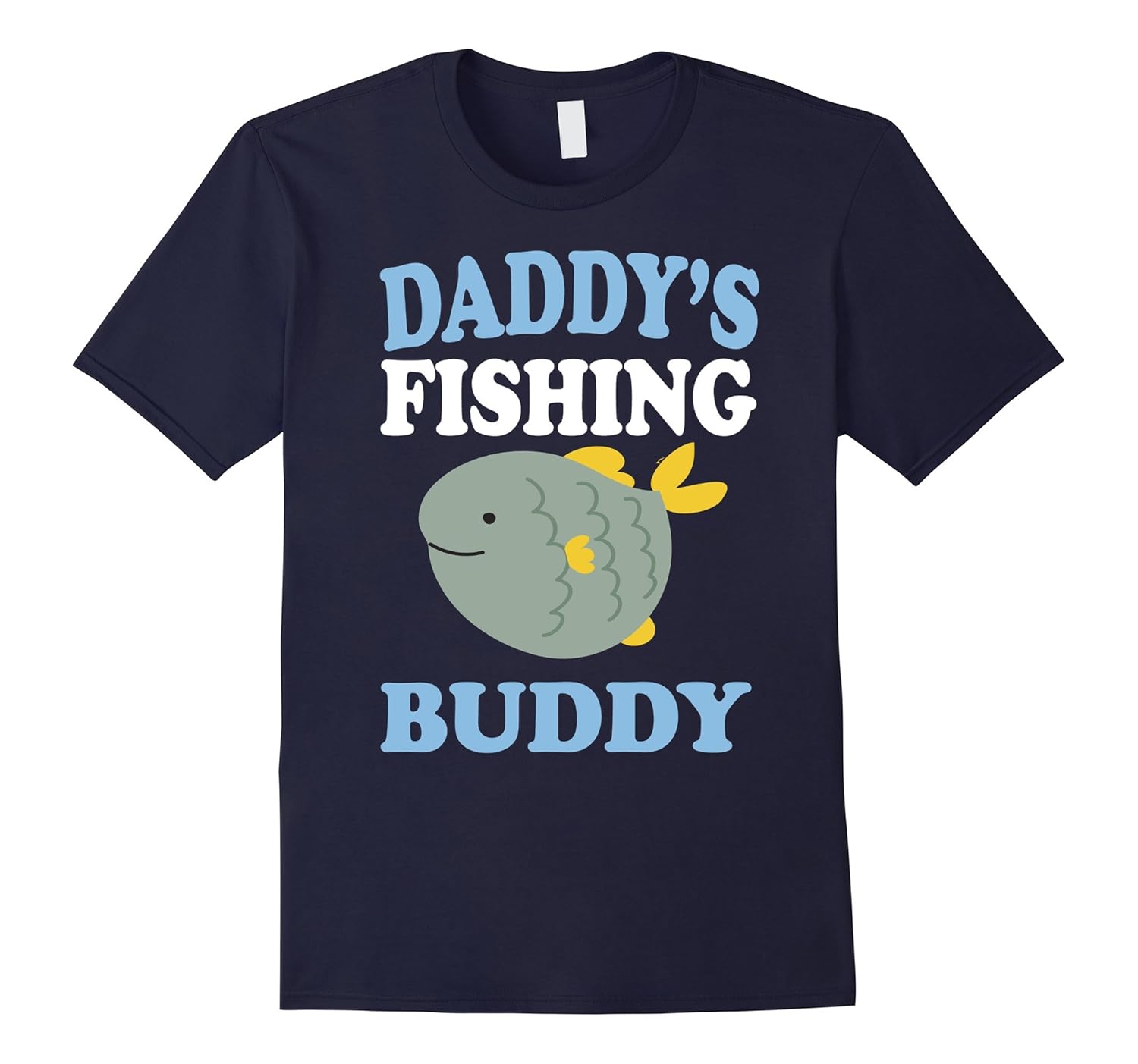 Daddy's Fishing Buddy Son Daughter Gift T-Shirts-ANZ