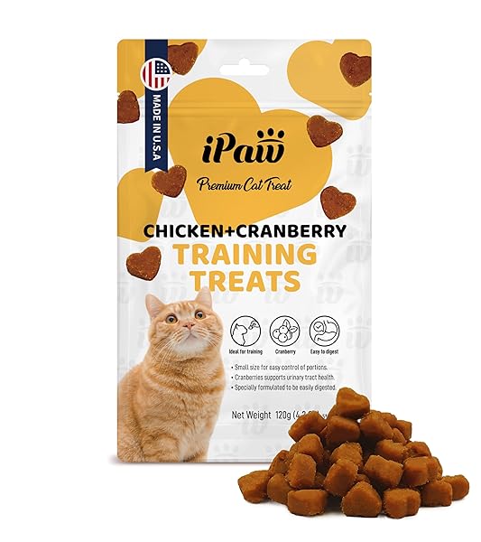 IPAW SOFT CAT TREATS FOR INDOOR CATS, HEALTHY...