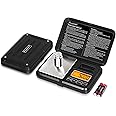 Fuzion Digital Pocket Scale 200g/0.01g, Scale Gram with LCD Display, Tare and PCS, Mini Digital Scale with 50g Calibration Weight for Jewelry, Coins, Powder, Herbs, Spices (Battery Included)
