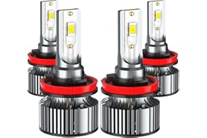 XWQHJW Compatible For Nissan Altima High and Low Beams 2007 2008 2009 2010 2011 2012 2013 2014 2015 2016 2017 2018, Hi/Lo Light Bulbs Combo, 6500K White, 500% Brightness, Plug n Play, Pack of 4