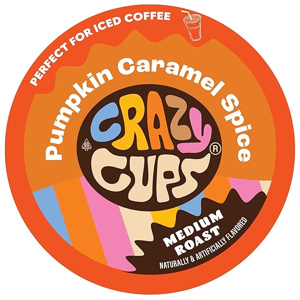 CRAZY CUPS FLAVORED COFFEE, PUMPKIN CARAMEL SPICE, RECYCLABLE...
